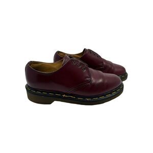 Vintage Dr. Martens 1461 Women's Size 3UK Red Quilon Made in England Oxford US 5